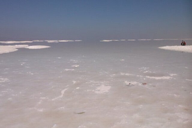 بازگشت آرام حیات به دریاچه ارومیه