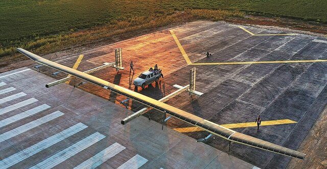 پرواز اولین پهپاد بزرگ و کاملا خورشیدی چین